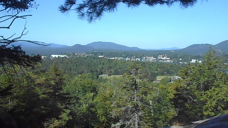 Lake Placid from an overlook.