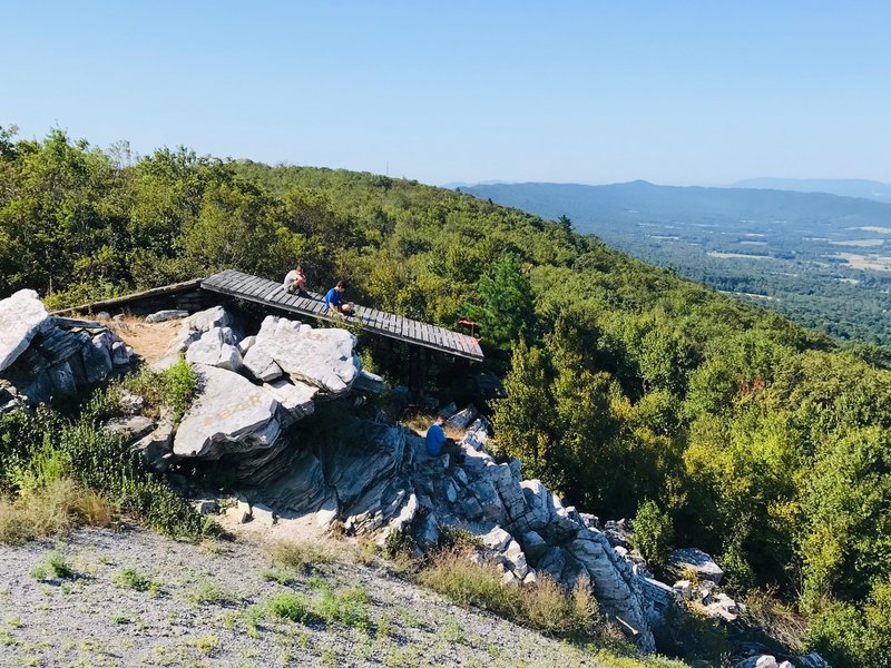 Hang Gliding Ramp with view to the west