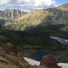 View to Northeast from Caribou Pass after ascent from Junco Lake Trailhead