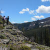 The views from above lower Coffin Lake are well worth the effort