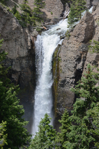 Tower Falls from the overlook.