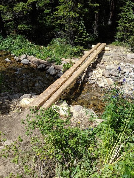 Newly added creek crossing