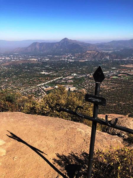 View towards the north from the summit.