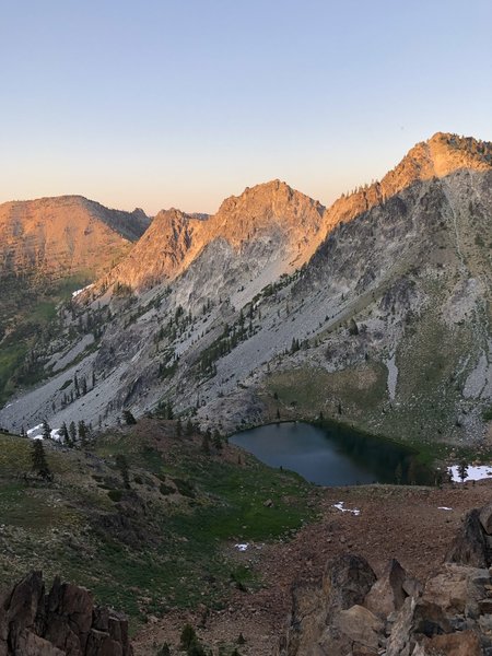 Sunset, overlooking Deer Lake.