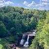 View of the Blackwater Falls from the observation deck.