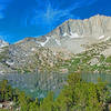 Ruby Lake with peak 13,188 on the right and Mt. Mills in the background.