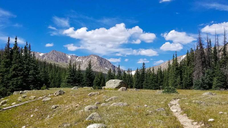 Lost Meadow -- August 20, 2019. Enjoyed the cooler breeze as we entered this meadow!