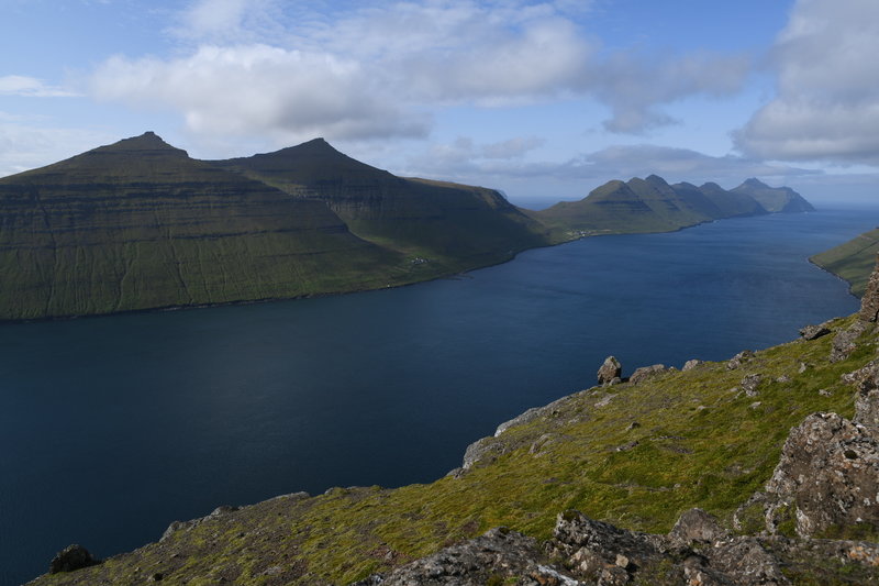 From the top of Klakkur along the ridge.