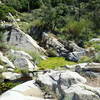 Rock pools in the lower section of the Red Ridge trail on 08/30/19