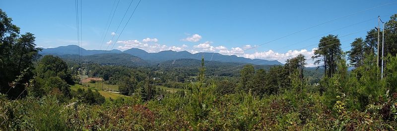 View from the powerlines