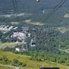 Views form the Upper Tram Terminal looking down at the Alyeska Resort.