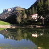 Seealpsee - view towards the two restaurants.