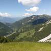 NW views downvalley past Malbun towards Vaduz