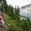 Iceberg Lake, like all the lakes along the trail, is worth stopping to admire.