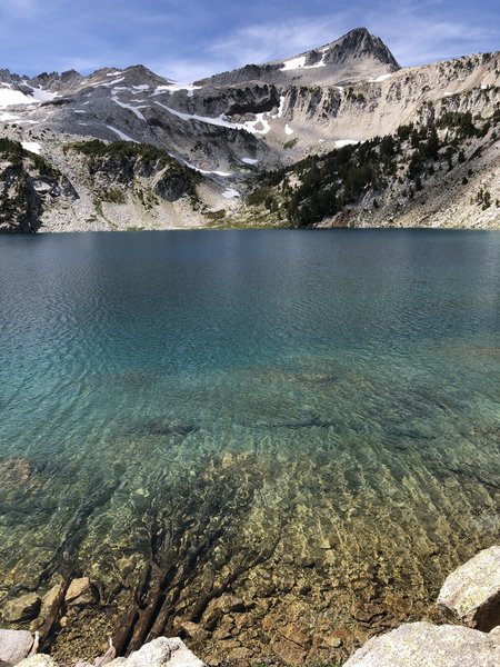 Glacier Lake with Eagle Cap in view to the west