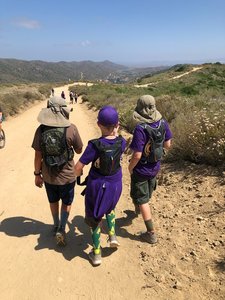 On the way back from the top.