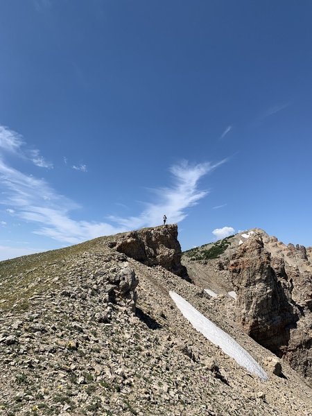 Popping out to the ridge, which offers some great views.