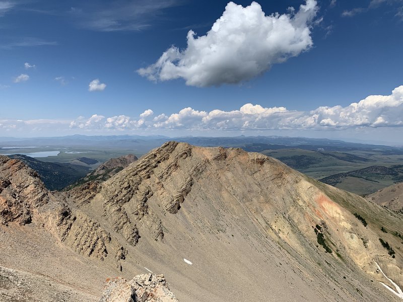 On top of Mt. Jefferson.