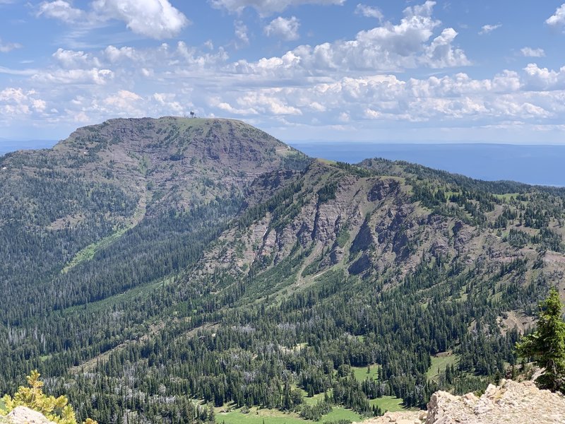 Looking back to the northeast and the Sawtell Peak ridgeline.