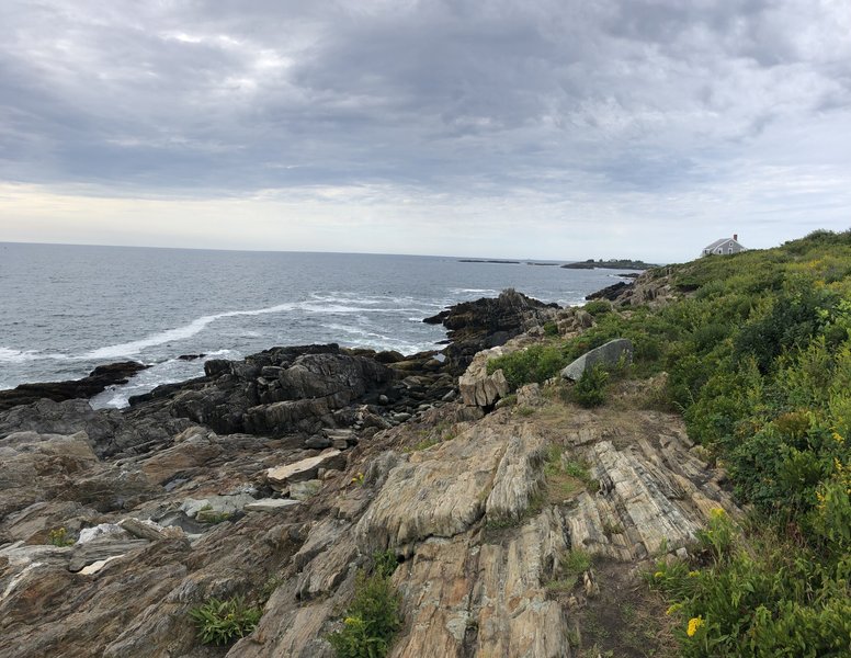 Rocky coastline.