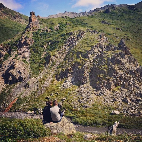 Overlooking turn around point on Savage River Loop Trail.