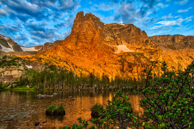 Lake Helene in Rocky Mountain National Park.