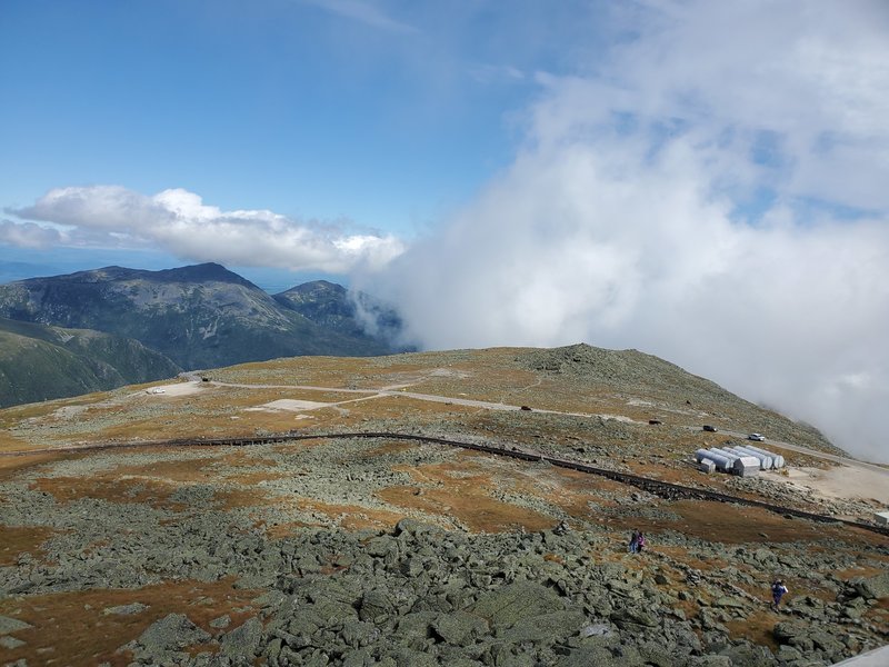 Summit lookout on a clear day.