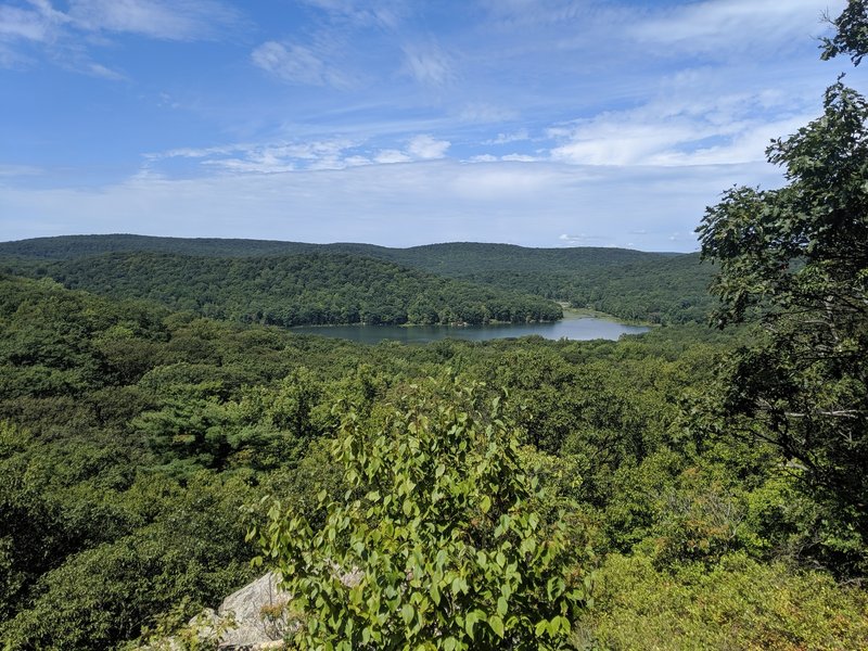 View of Silver Mine Lake from the AT.