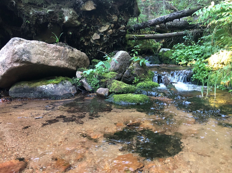 Water source about 9 miles in.