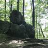 Balance Rock in Kennedy Park.