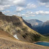 And unnamed lake next to an unnamed peak from Pitamakan Pass.