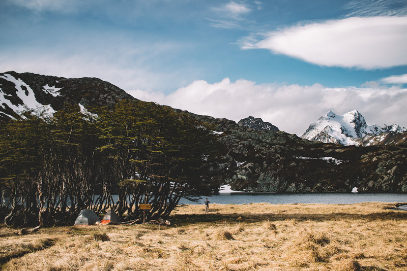 Camping at Laguna del Caminante