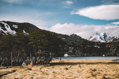 Camping at Laguna del Caminante