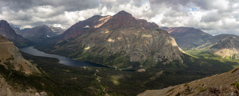 Rising Wolf Mountain and Two Medicine Lake.