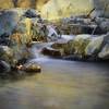 Small waterfalls and cascades just upstream from the Santee Branch Trail.