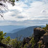 View towards the Panther Ridge from Hanging Rock.