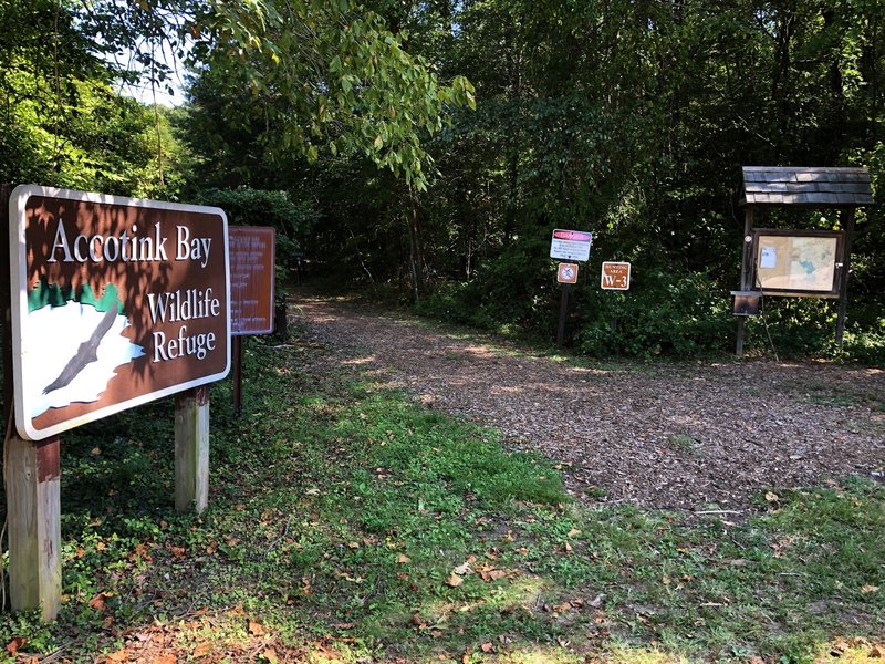 Basin Trail trailhead.