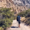 The beginning of Rock Canyon Trail.