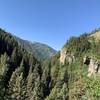 Looking back down the canyon after the first initial climb after crossing the creek and heading to the NE.