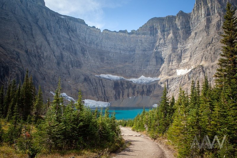 What an amazing walk down to Iceberg Lake.