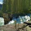 Snake Indian River cascades over Snake Indian Falls.