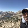 Top of Kearsarge Pass looking West. Bullfrog lake in the back and Kearsarge lake is to the left of the photo. A beautiful and gradual climb for 4 miles. The last water is about a mile in.