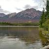 Pyramid Mountain is seen to the northwest, across Pyramid Lake from Pyramid Island.