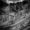 Longs Peak, the view up from Chasm Lake Trail. No Zoom, what you see is what you get from here, and it's totally awesome.