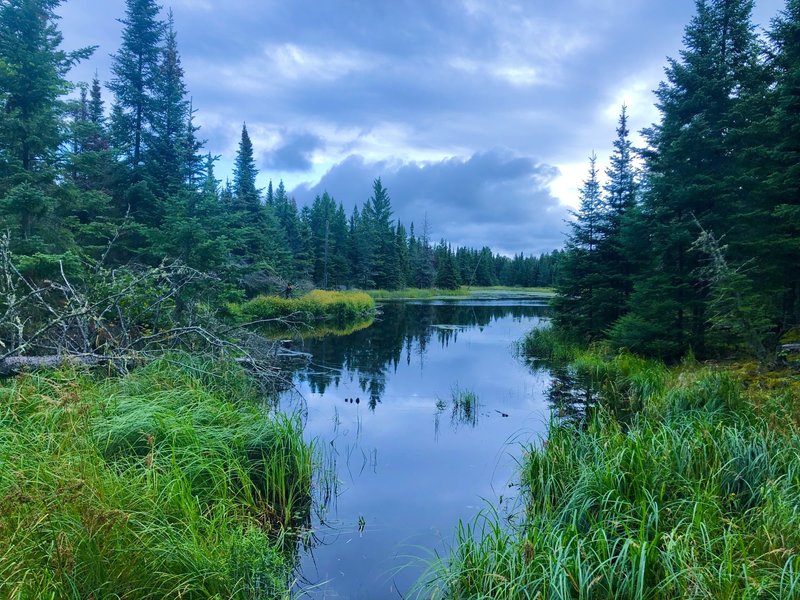 This beautiful view of the lake looking northeast was nothing short of spectacular.