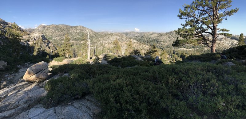 Beautiful view shortly after Lilly Pad Lake