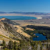 Mono Lake and Walker Lake from just below Lower Sardine Lake