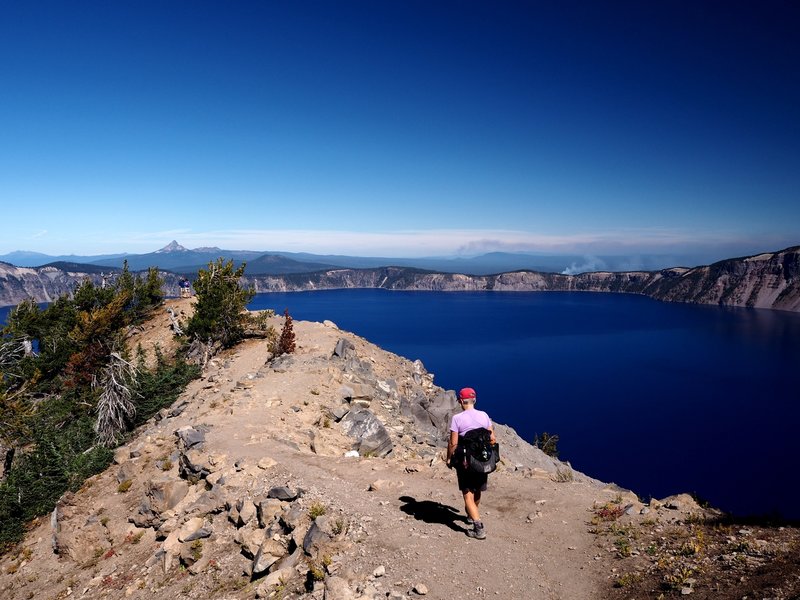 Coming down from Garfield Peak