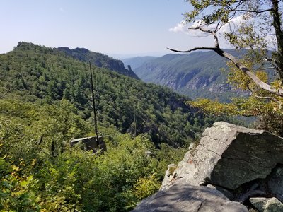 Almost to the top of Table Rock Ultras 50K