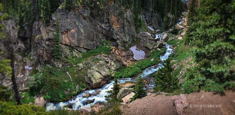 Glacier Creek, above Alberta Falls.